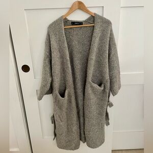 Zara Soft Gray Knit Top